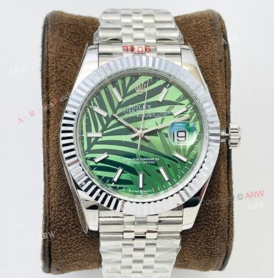 VRS Swiss Grade Replica Rolex Datejust II Mint Green Palm Dial 41mm Men Watch 